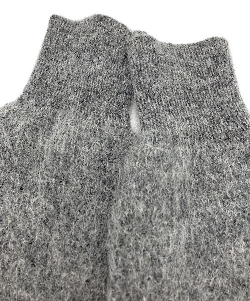 LOHEN（ローヘン）LOHEN (ローヘン) MOHAIR POLO KNIT グレー サイズ:FREEの古着・服飾アイテム