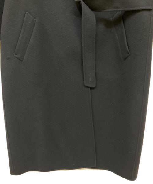 LOHEN（ローヘン）LOHEN (ローヘン) ロングタイロッケンウールリバーコート ブラック サイズ:Fの古着・服飾アイテム