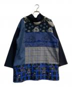 OLLEBOREBLAアルベロベロ）の古着「切替ハイネックカットソー」｜ネイビー