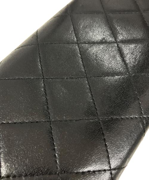 CHANEL（シャネル）CHANEL (シャネル) フラップ長財布 ブラックの古着・服飾アイテム
