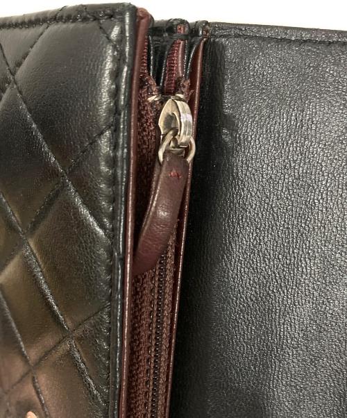 CHANEL（シャネル）CHANEL (シャネル) フラップ長財布 ブラックの古着・服飾アイテム