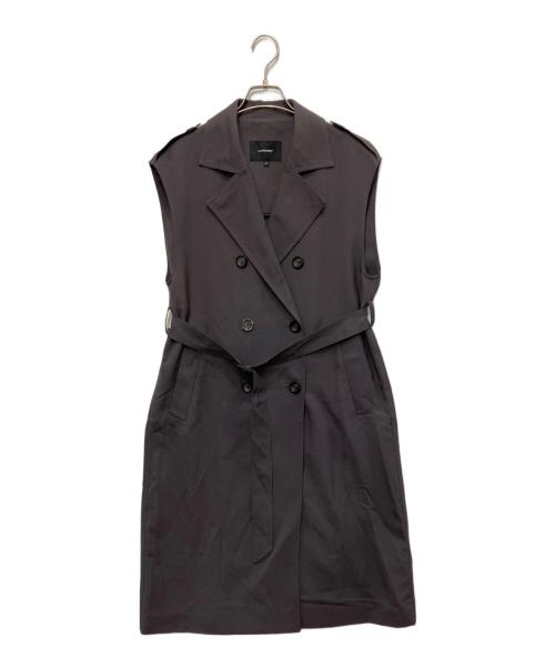 LAUTRE AMONT（ロートレアモン）LAUTRE AMONT (ロートレアモン) RENUスリーブレスコート グレー サイズ:38の古着・服飾アイテム