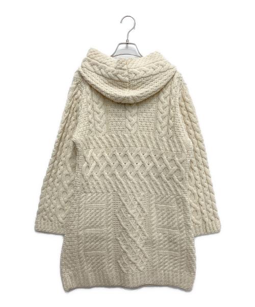 aran WOOLLEN MILLS（アラン ウーレンミルズ）aran WOOLLEN MILLS (アラン ウーレンミルズ) ニットコート アイボリー サイズ:M 未使用品の古着・服飾アイテム