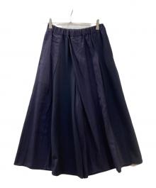 gomme（ゴム）の古着「ワイドパンツ」｜ネイビー