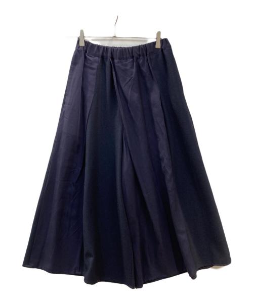 gomme（ゴム）gomme (ゴム) ワイドパンツ ネイビー サイズ:Mの古着・服飾アイテム