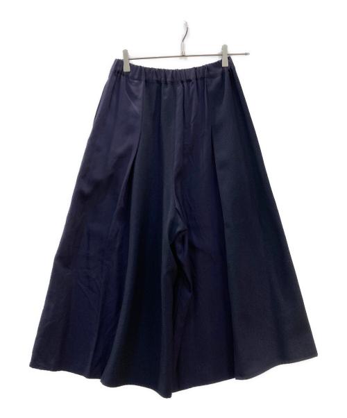 gomme（ゴム）gomme (ゴム) ワイドパンツ ネイビー サイズ:Mの古着・服飾アイテム