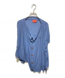 Vivienne Westwood RED LABEL（ヴィヴィアンウエストウッドレッドレーベル）の古着「変形カーディガン」｜ネイビー