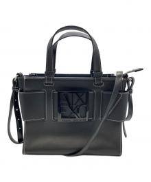 ARMANI EXCHANGE（アルマーニ エクスチェンジ）の古着「2WAYバッグ」｜ブラック