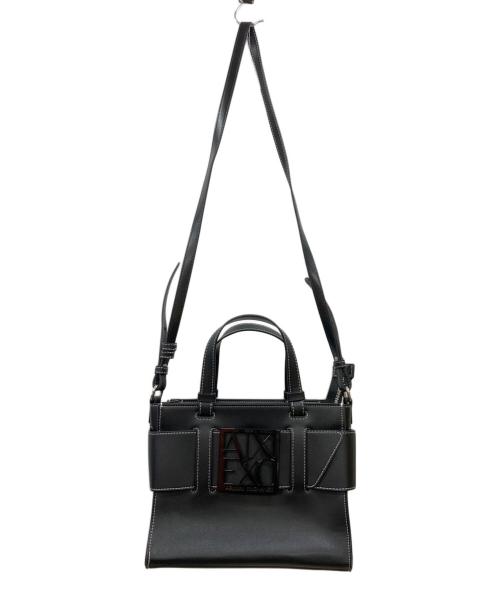 ARMANI EXCHANGE（アルマーニ エクスチェンジ）ARMANI EXCHANGE (アルマーニ エクスチェンジ) 2WAYバッグ ブラックの古着・服飾アイテム