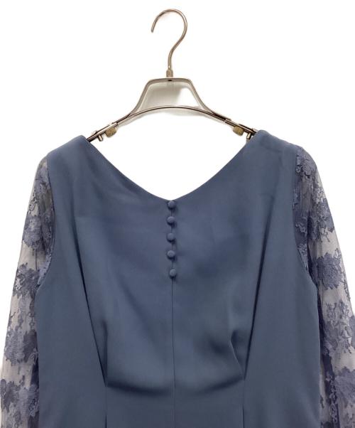 Ameri（アメリ）AMERI (アメリ) LACE SLEEVE REFINED DRESS ブルー サイズ:FREEの古着・服飾アイテム