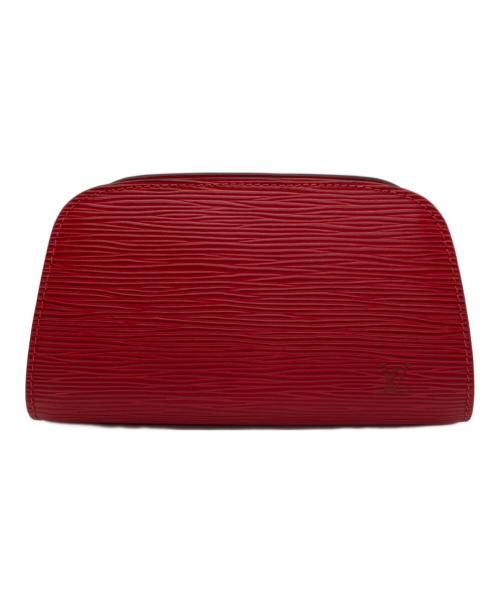 LOUIS VUITTON（ルイ ヴィトン）LOUIS VUITTON (ルイ ヴィトン) エピ　ドーフィーヌPM　ポーチ レッドの古着・服飾アイテム