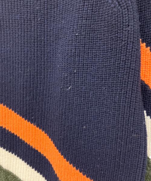 sacai（サカイ）sacai (サカイ) LAMBSWOOL PULLOVER ネイビー サイズ:1の古着・服飾アイテム