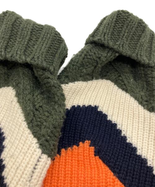 sacai（サカイ）sacai (サカイ) LAMBSWOOL PULLOVER ネイビー サイズ:1の古着・服飾アイテム