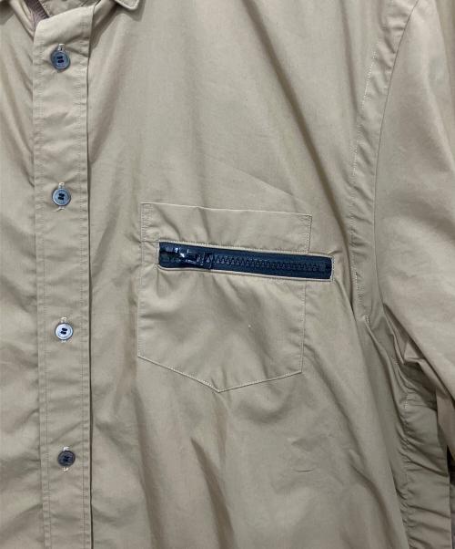 sacai（サカイ）sacai (サカイ) Cotton Weather Shirt ベージュ サイズ:SIZE1の古着・服飾アイテム