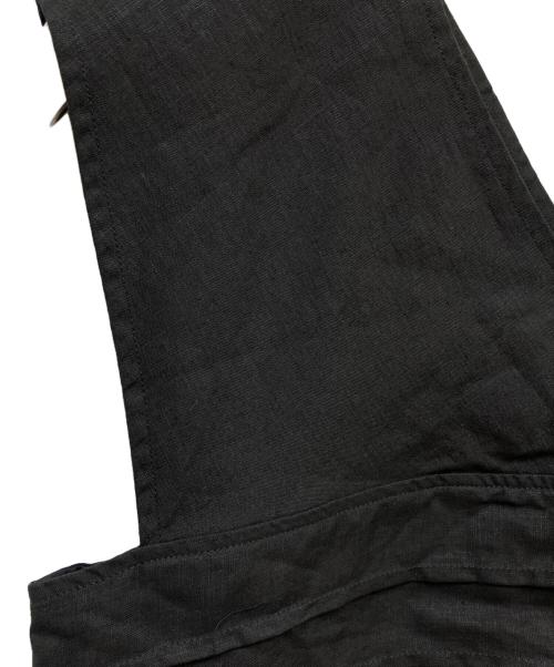 HYKE（ハイク）HYKE (ハイク) LINEN MAXI DRESS ブラック サイズ:2の古着・服飾アイテム