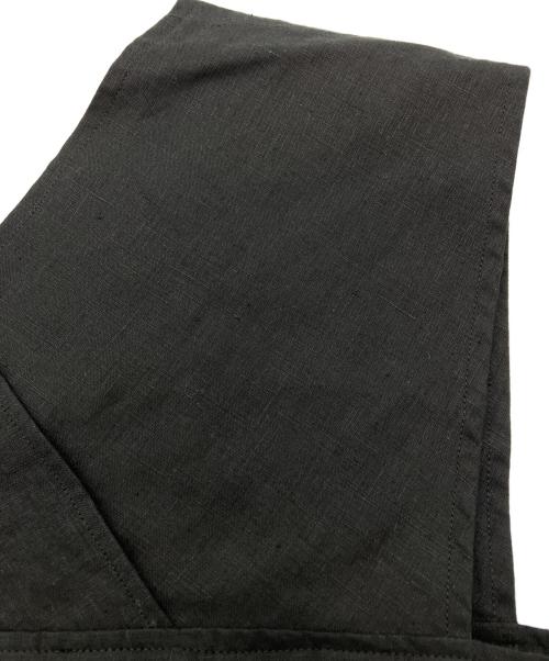 HYKE（ハイク）HYKE (ハイク) LINEN MAXI DRESS ブラック サイズ:2の古着・服飾アイテム