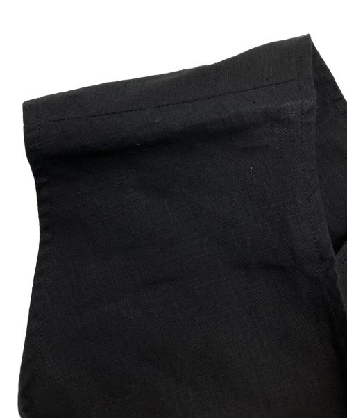 HYKE（ハイク）HYKE (ハイク) LINEN MAXI DRESS ブラック サイズ:2の古着・服飾アイテム