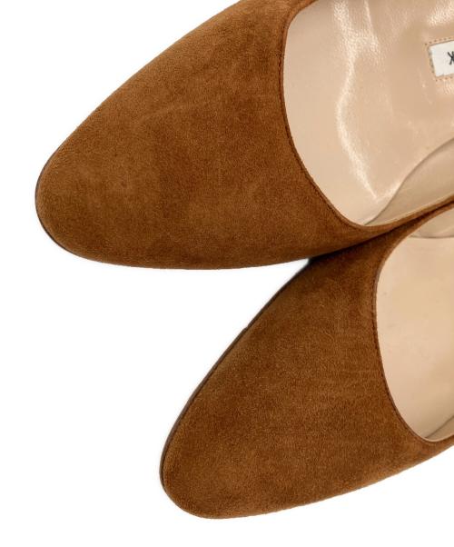 Manolo Blahnik（マノロブラニク）Manolo Blahnik (マノロブラニク) スウェードパンプス ブラウン サイズ:37の古着・服飾アイテム