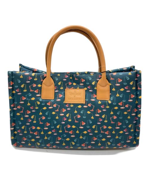 NOSTALGIC GARAGE（ノスタルジックガレージ）Nostalgic Garage (ノスタルジックガレージ) ハンドバッグ S ダークブルーの古着・服飾アイテム