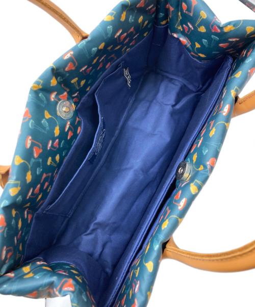 NOSTALGIC GARAGE（ノスタルジックガレージ）Nostalgic Garage (ノスタルジックガレージ) ハンドバッグ S ダークブルーの古着・服飾アイテム