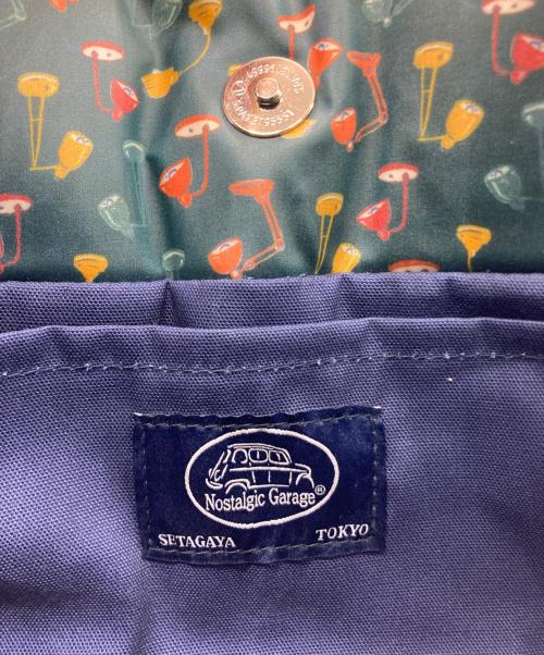 NOSTALGIC GARAGE（ノスタルジックガレージ）Nostalgic Garage (ノスタルジックガレージ) ハンドバッグ S ダークブルーの古着・服飾アイテム