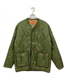 UNIVERSAL OVERALL（ユニバーサルオーバーオール）の古着「キルティングジャケット」｜オリーブ