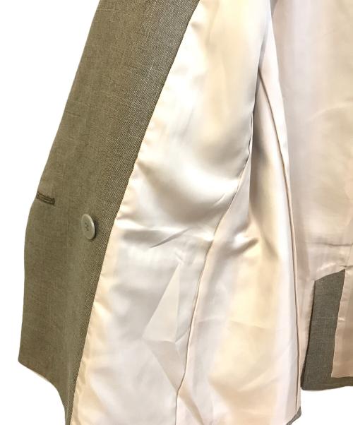 NOLLEY'S sophi（ノーリーズソフィー）NOLLEY'S sophi (ノーリーズソフィー) ウォッシャブルシャークダブルジャケット　3-0030-5-05-003 ベージュ サイズ:38の古着・服飾アイテム