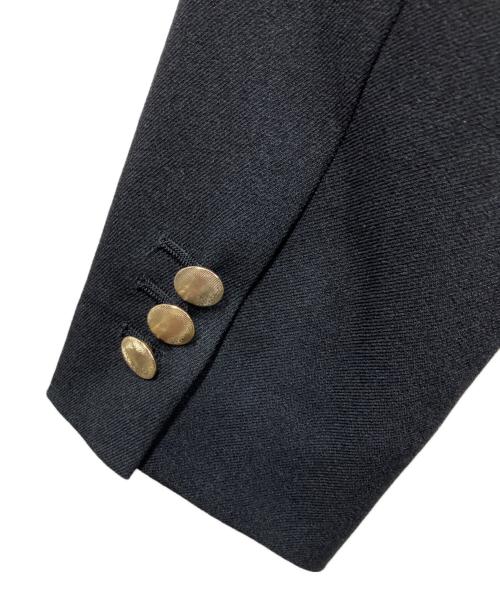 NOLLEY'S sophi（ノーリーズソフィー）NOLLEY'S sophi (ノーリーズソフィー) ウォッシャブルサージ シャークダブルジャケット ネイビー サイズ:36の古着・服飾アイテム