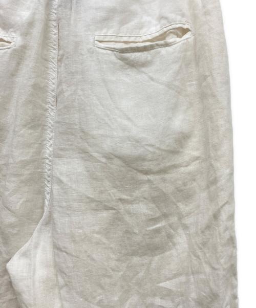 ticca（ティッカ）ticca (ティッカ) リネンカーゴパンツ ホワイト サイズ:SIZE Freeの古着・服飾アイテム