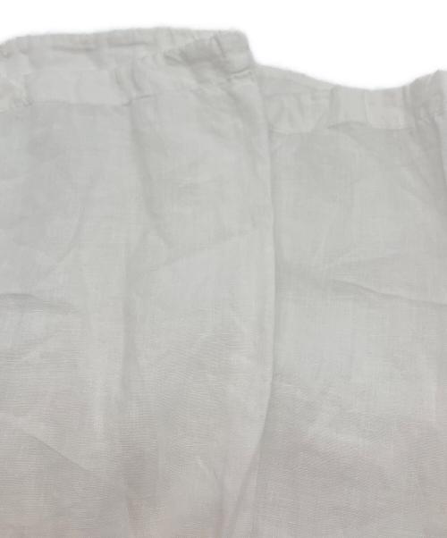 ticca（ティッカ）ticca (ティッカ) リネンカーゴパンツ ホワイト サイズ:SIZE Freeの古着・服飾アイテム