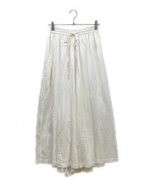 Traditional Weatherwear（トラディショナルウェザーウェア）の古着「キュロットガウチョパンツ」｜ホワイト