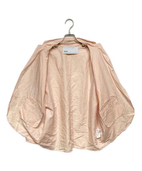ticca（ティッカ）ticca (ティッカ) コットンリネンシャツジャケット ピンク サイズ:Freeの古着・服飾アイテム