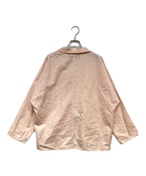 ticca（ティッカ）ticca (ティッカ) コットンリネンシャツジャケット ピンク サイズ:Freeの古着・服飾アイテム