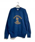 Pherrow'sフェローズ）の古着「ラグランスウェット」｜ネイビー