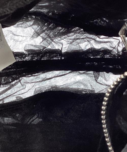 FRAY ID（フレイ アイディー）FRAY ID (フレイ アイディー) チュールフリル2WAYバッグ ブラックの古着・服飾アイテム