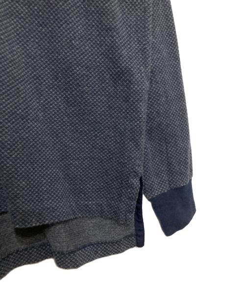 POLO RALPH LAUREN（ポロ・ラルフローレン）POLO RALPH LAUREN (ポロ・ラルフローレン) 総柄ポロシャツ ネイビー サイズ:XLの古着・服飾アイテム
