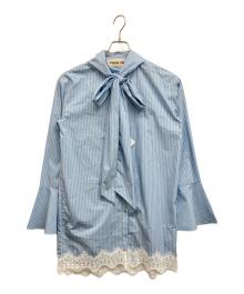 PRANK PROJECT（プランクプロジェクト）の古着「Bow tie shirt」｜ブルー