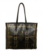 Roberta di camerinoロベルタ ディ カメリーノ）の古着「トロンプルイユトートバッグ」｜ブラック