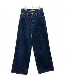RED CARD（レッドカード）の古着「ハイライズ ワイドデニム」｜インディゴ