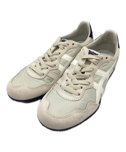 Onitsuka Tiger（オニツカタイガー）Onitsuka Tiger (オニツカタイガー) SERRANO アイボリー×ネイビー サイズ:SIZE 24cmの古着・服飾アイテム