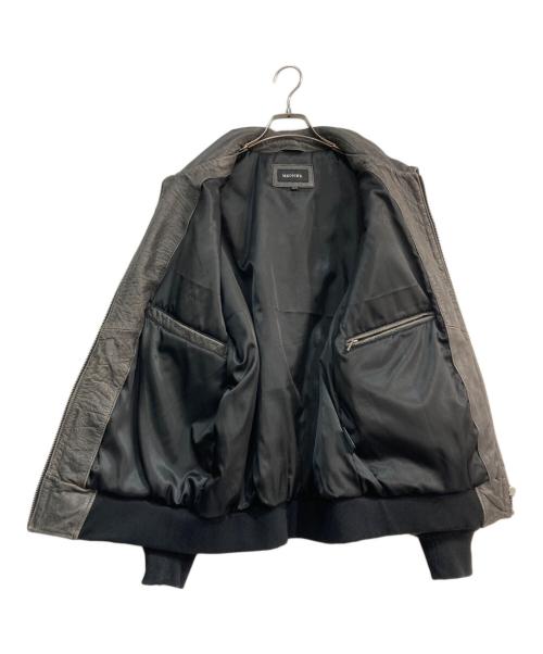 MEOTINE（ミオティネ）MEOTINE (ミオティネ) CLYDE LEATHER BOMBER ブラック サイズ:XS/Sの古着・服飾アイテム