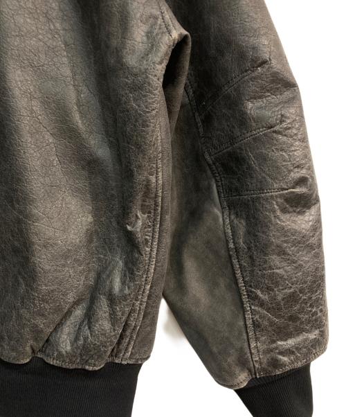 MEOTINE（ミオティネ）MEOTINE (ミオティネ) CLYDE LEATHER BOMBER ブラック サイズ:XS/Sの古着・服飾アイテム