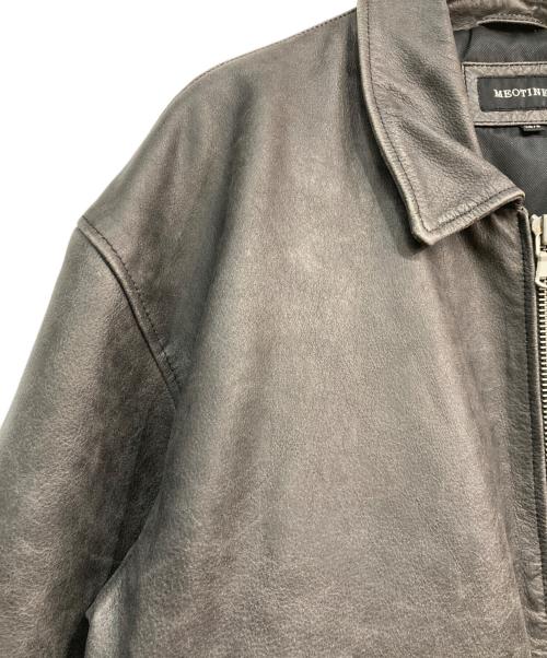 MEOTINE（ミオティネ）MEOTINE (ミオティネ) CLYDE LEATHER BOMBER ブラック サイズ:XS/Sの古着・服飾アイテム