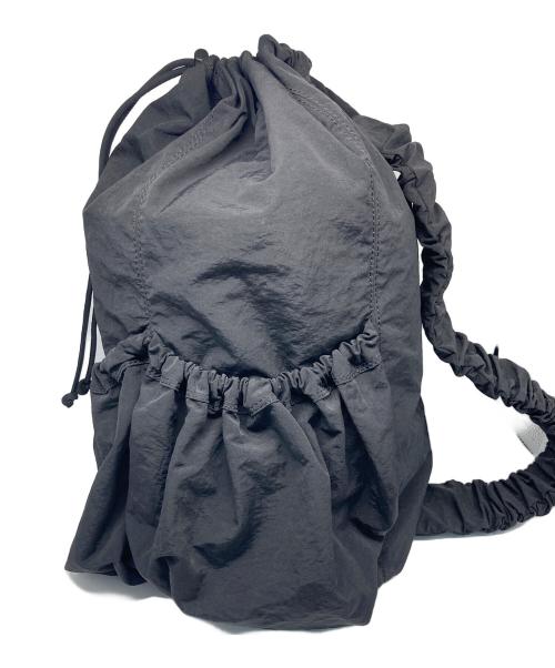 TODAYFUL（トゥデイフル）TODAYFUL (トゥデイフル) Nylon gathered bag ブラックの古着・服飾アイテム