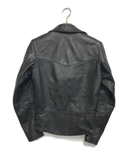 666（666）666 (666) ダブルライダースジャケット ブラック サイズ:32の古着・服飾アイテム