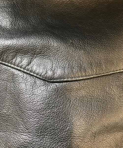 666（666）666 (666) ダブルライダースジャケット ブラック サイズ:32の古着・服飾アイテム