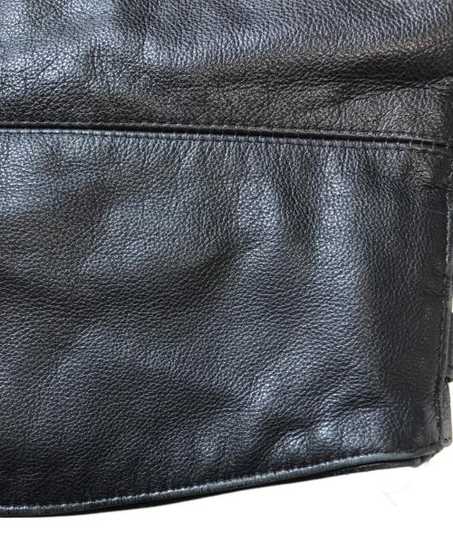 666（666）666 (666) ダブルライダースジャケット ブラック サイズ:32の古着・服飾アイテム