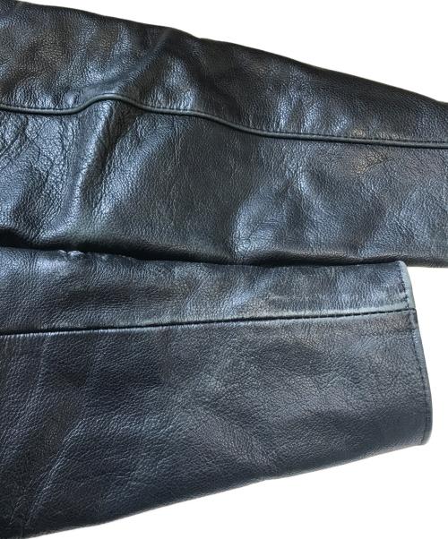 666（666）666 (666) ダブルライダースジャケット ブラック サイズ:32の古着・服飾アイテム