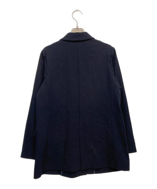 SOEJU（ソージュ）SOEJU (ソージュ) ウール ライク ダブル ジャケット ネイビー サイズ:Mの古着・服飾アイテム