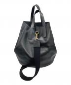 Curensologyカレンソロジー）の古着「ニューレザーヘルメットバッグ」｜ブラック